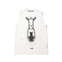 JULIUS 897CPM6 Off White / anima Sleeve Less Tee